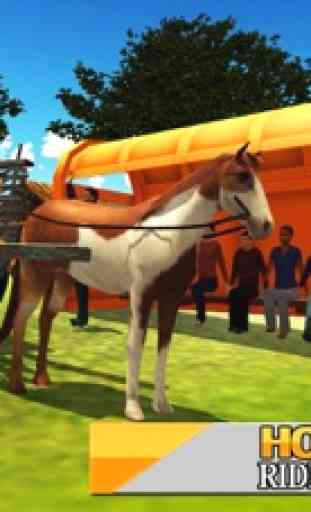 Simulateur d'équitation pour chariot à cheval et b 3