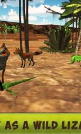 Simulateur de lézards 3D - survie des reptiles géa 4