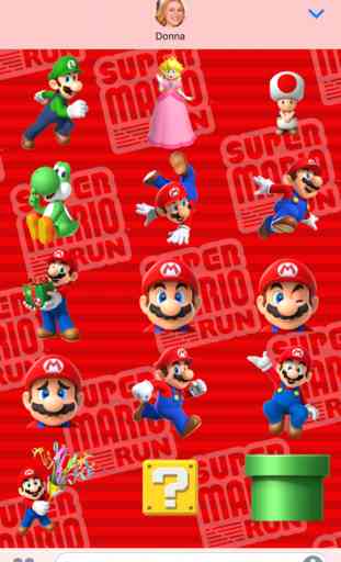 Super Mario Run Stickers 2
