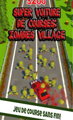 Super Voiture de Courses: Zombies Village 1