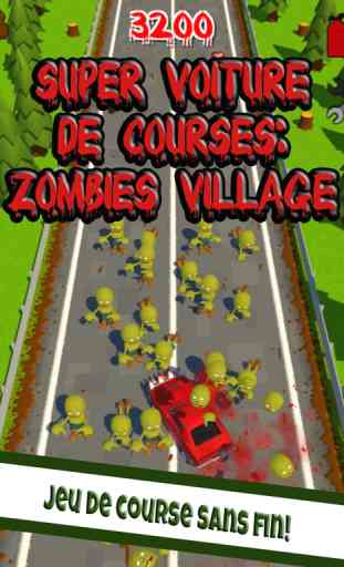 Super Voiture de Courses: Zombies Village 4