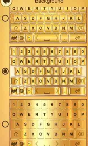 Thèmes clavier emoji d'or 4