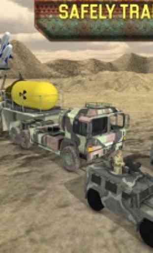 Transport bombe nucléaire camion et camionneur jeu 2