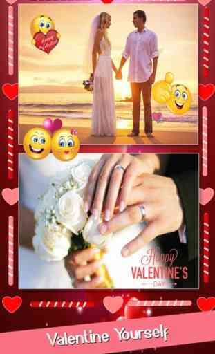 Valentine Yourself- Love Card Photo Stickers Appli 1