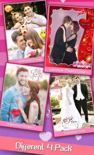 Valentine Yourself- Love Card Photo Stickers Appli 4