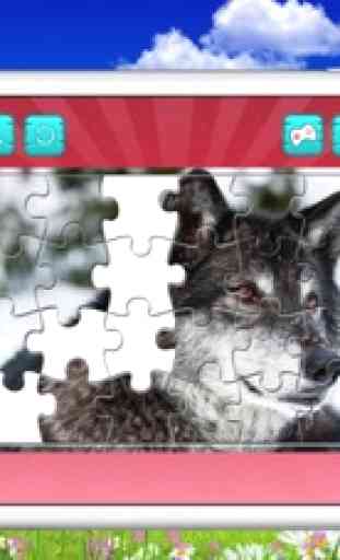 Wolf Jigsaw Puzzles, Drag and Drop Puzzle for Kids 1