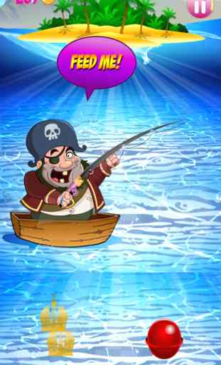 Un Pirate de Pêche Sucrerie Treasure Island Saga - Jeu Gratuit Pour les Enfants de Voile et de Poisson de Mer Pour le Plaisir 2