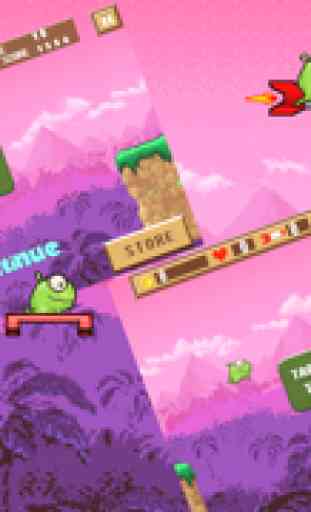 Une Grenouille Détendue: Fusée et Trampoline Jeu de Course de Saut Gratuit (A Floppy Frog: Rocket & Trampoline Jump Race Game Free) 2