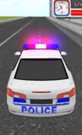 3D police voiture conduite Simulateur Jeux 1