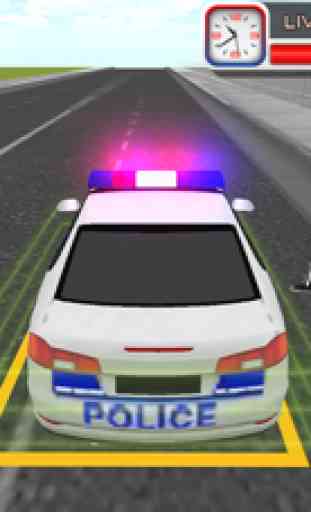3D police voiture conduite Simulateur Jeux 3