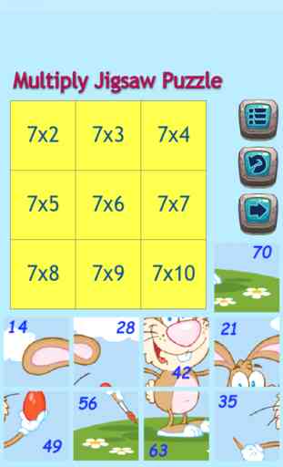 A B C Math: Multiplication jeu de mathématiques 3