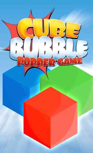 A Cube Bubble Popper Game: Pop Boom Bam 1