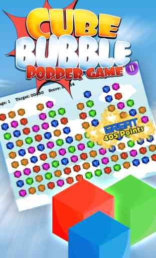 A Cube Bubble Popper Game: Pop Boom Bam 2
