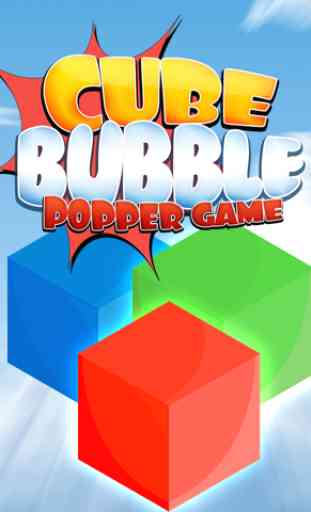 A Cube Bubble Popper Game: Pop Boom Bam 3