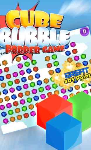 A Cube Bubble Popper Game: Pop Boom Bam 4