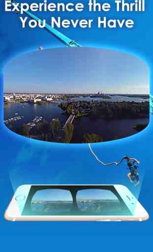 Bungee jump VR 360 viewer gratuit for Cardboard 2