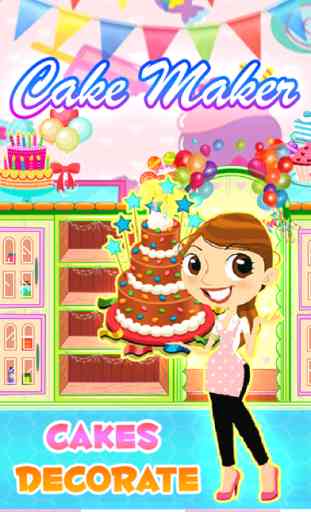 Cake Maker Cooking Decore 1