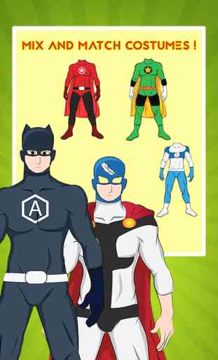 Créer votre propre super-héros Justice Man Dress-U 3