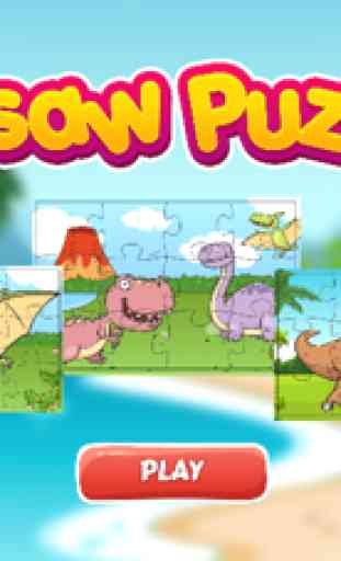 dinosaure monde: jurassic zoo t-rex jeu de puzzle 1