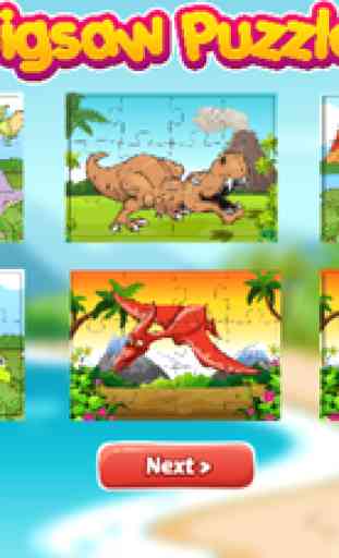 dinosaure monde: jurassic zoo t-rex jeu de puzzle 2