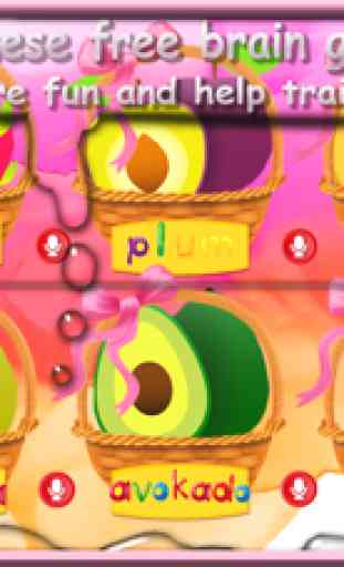 Fruit Vocab & Paint Game 2 - jeux de fruit étude 2