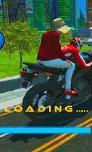 Furieux de ville Moto Bike Rider-jeu de simulation 3