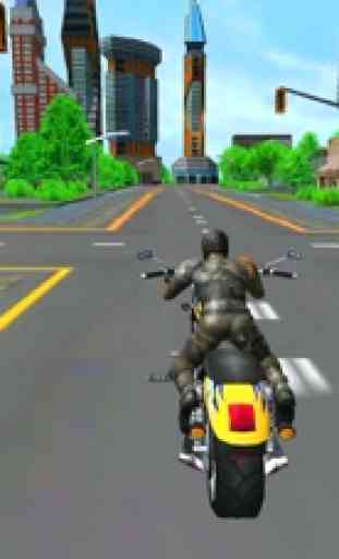 Furieux de ville Moto Bike Rider-jeu de simulation 4