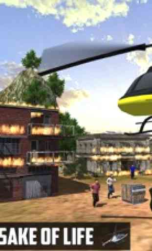 Hélicoptère Ambulance Rescue 3D 3
