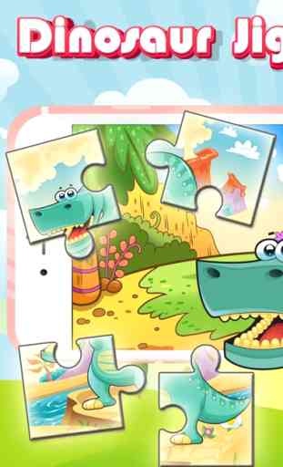 Jigsaw Puzzle enfant dinosaure jeux apprentissage 1