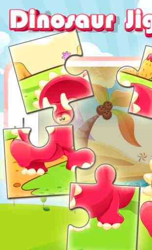 Jigsaw Puzzle enfant dinosaure jeux apprentissage 3