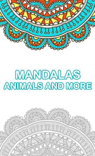 Livre De Coloriage Mandala - Adulte Gratuit Couleu 1