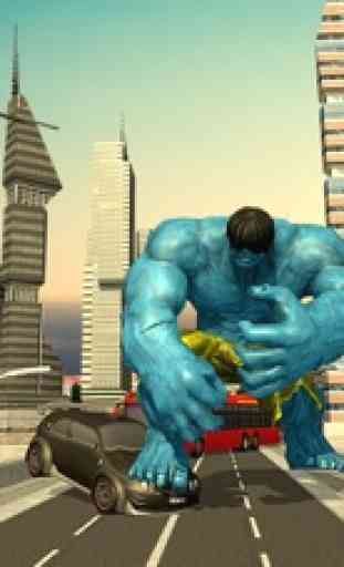 monstre Super-héros ville bataille 2
