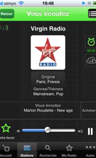 radio.fr CLASSIC pour 3G/iOS4 1