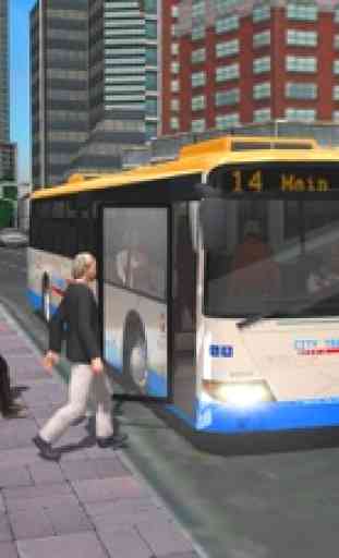 Simulateur d'autobus-autobus urbain en bus 1