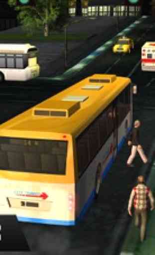 Simulateur d'autobus-autobus urbain en bus 3