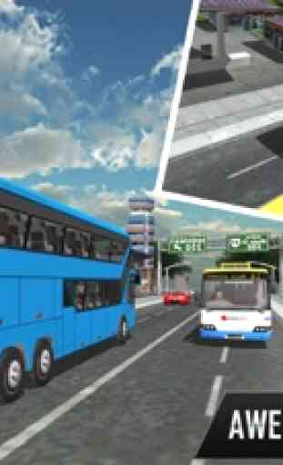 Simulateur d'autobus-autobus urbain en bus 4