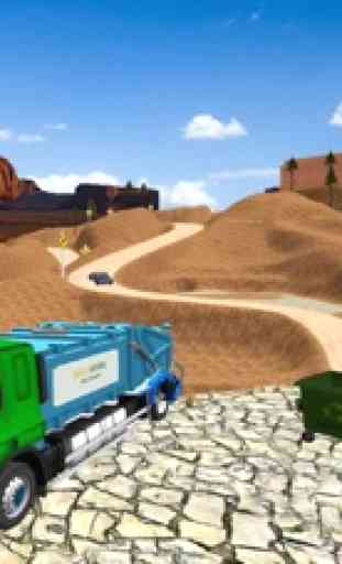 Simulateur de camion d'ordures hors route 3