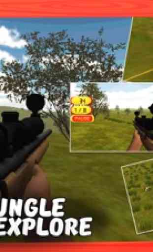 3D simulateur de chasseur de poulet - ramasser des fusils de chasse et tire animal pour le tuer 3