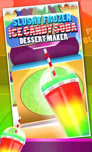 ` A Slushy Frozen Food Ice Froyo Soda Dessert Drink Maker Kid Game 1