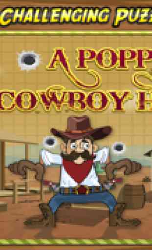 un cowboy héros de poppit assiégée: robinet face 2 exploser la bombe (un jeu de puzzle gratuit) 1