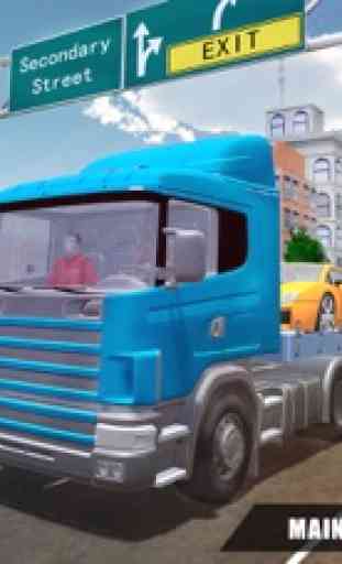3D de camion transporteur voiture : Cargo simulate 3