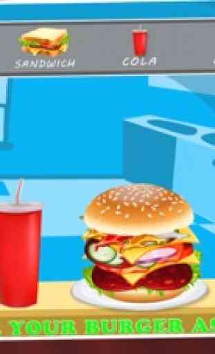 Burger Maker Jeu de cuisine: Fast food 3
