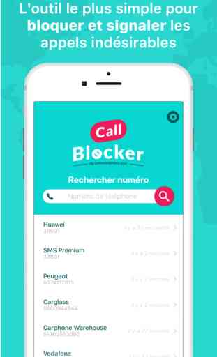Call Blocker: Blocage d'appels 2