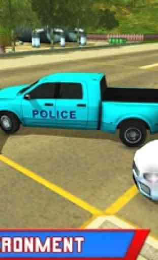 Chasseur de voleur de camion de police - conduite 3