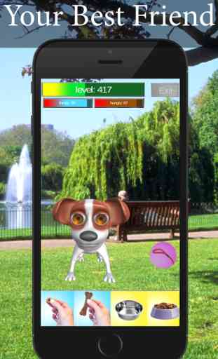 Chien Pet pour Tamagot: édition de réalité augment 3