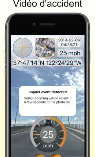 Dashcam: GPS auto enregistreur 1