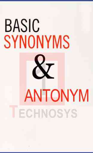 English Synonym Antonym 4