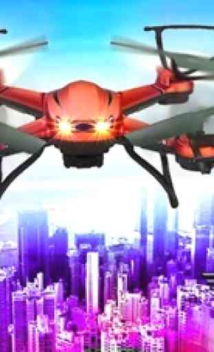 futuriste Feu combat drone 1