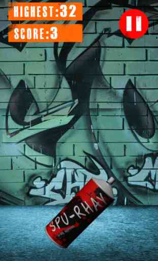 Graffiti métro 3D Spray Can Jongler 1