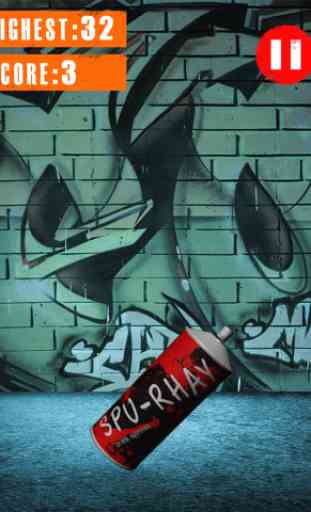 Graffiti métro 3D Spray Can Jongler 3